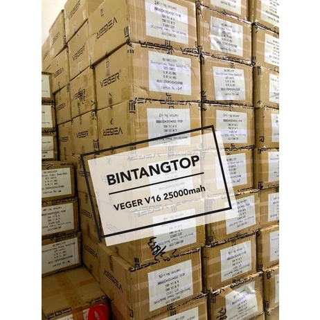 Powerbank Veger 25000Mah V16 Slim Original Veger / Powerbank Veger 25000Mah V16 Slim