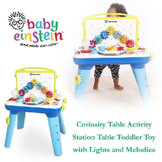 curiosity table baby einstein
