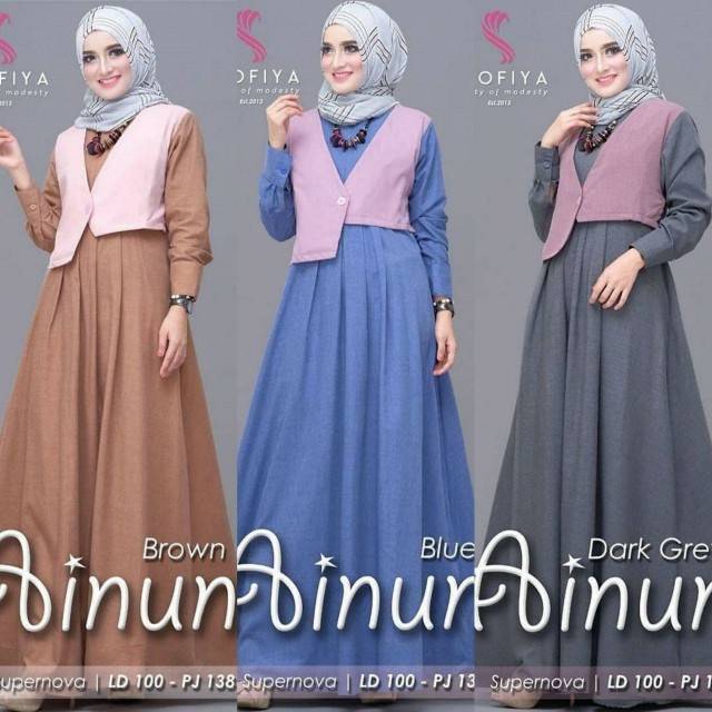 Vgp Ainun dress-baju gamis muslimah
