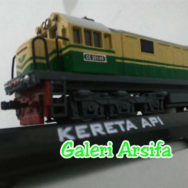 Miniatur Lokomotif CC 201 45 era PJKA skala 1:87