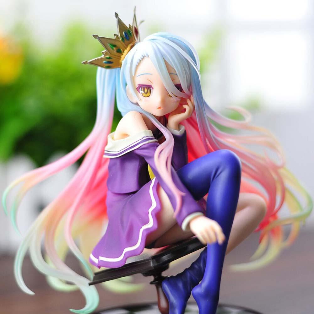 [Elegan] No Game No Life Patung Mainan Koleksi Model Game of Life PVC Ornamen Rumah Gambar Anime