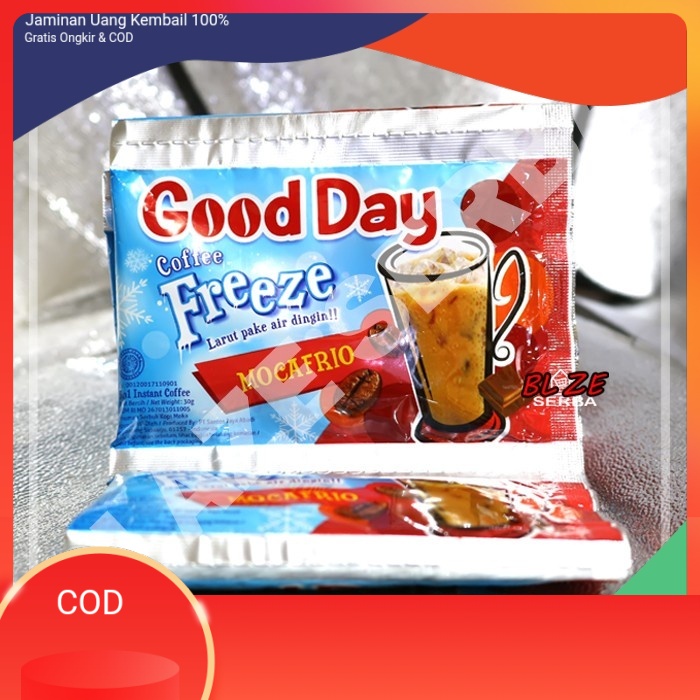 

KOPI GOOD DAY FREEZE MOCAFRIO /RENTENG ISI 10 PCS