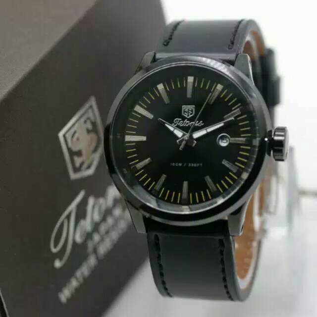 Jam Tangan Pria Tetonis Original Tali Kulit