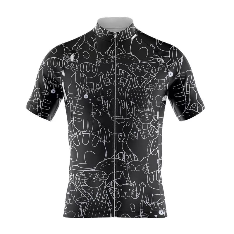 Jersey NEKO KUCING baju Sepeda Roadbike Road Bike Unisex Pria Wanita