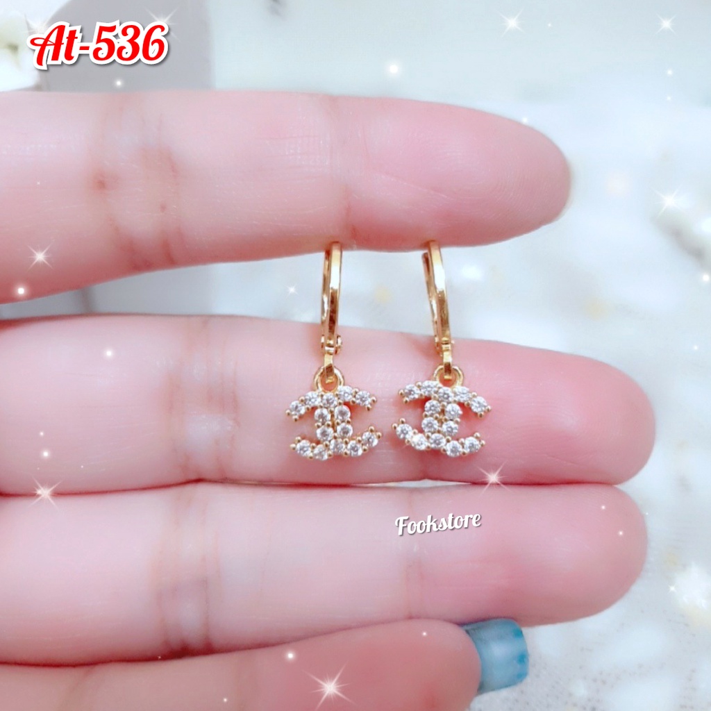 anting  wanita full permata xuping /ANTI ALERGI