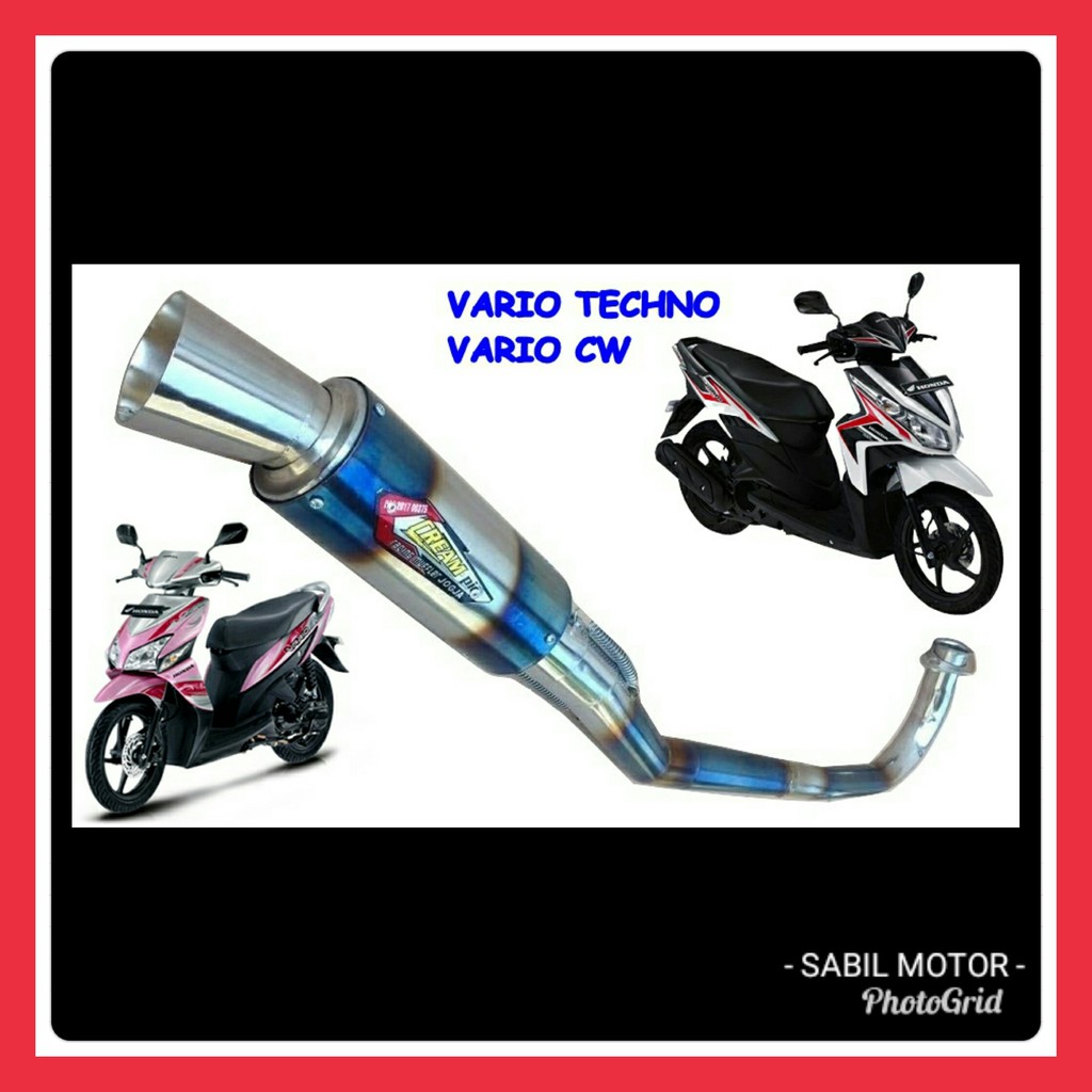 Knalpot Vario 110 125 Cw Creampie Bluemoon Shopee Indonesia