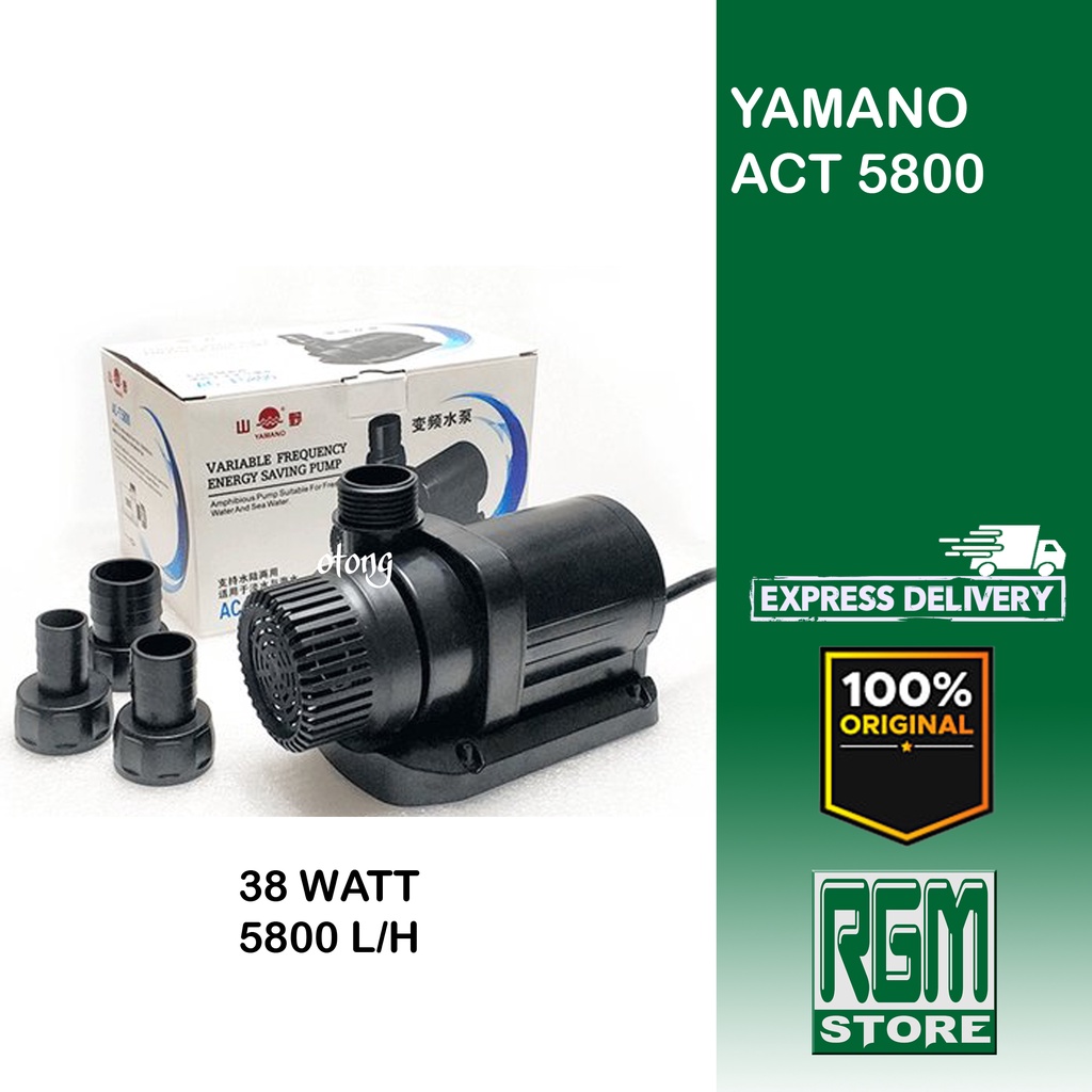 YAMANO ACT5800 ACT 5800 mesin Pompa kolam air mancur low watt