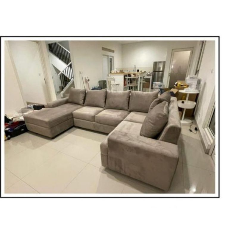 Sofa Letter U minimalis