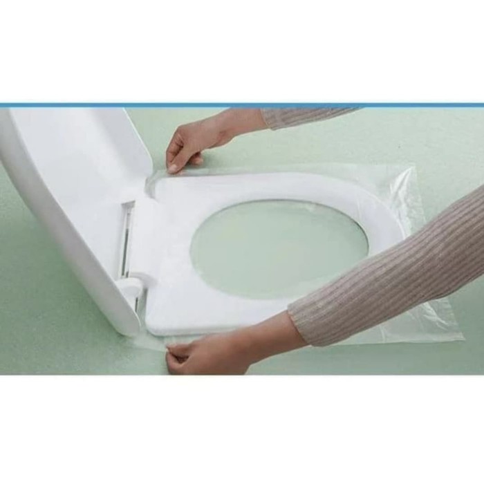 ALAS KLOSET DUDUK PLASTIK TRAVEL TOILET SEAT COVER HIGIENIS BERSIH