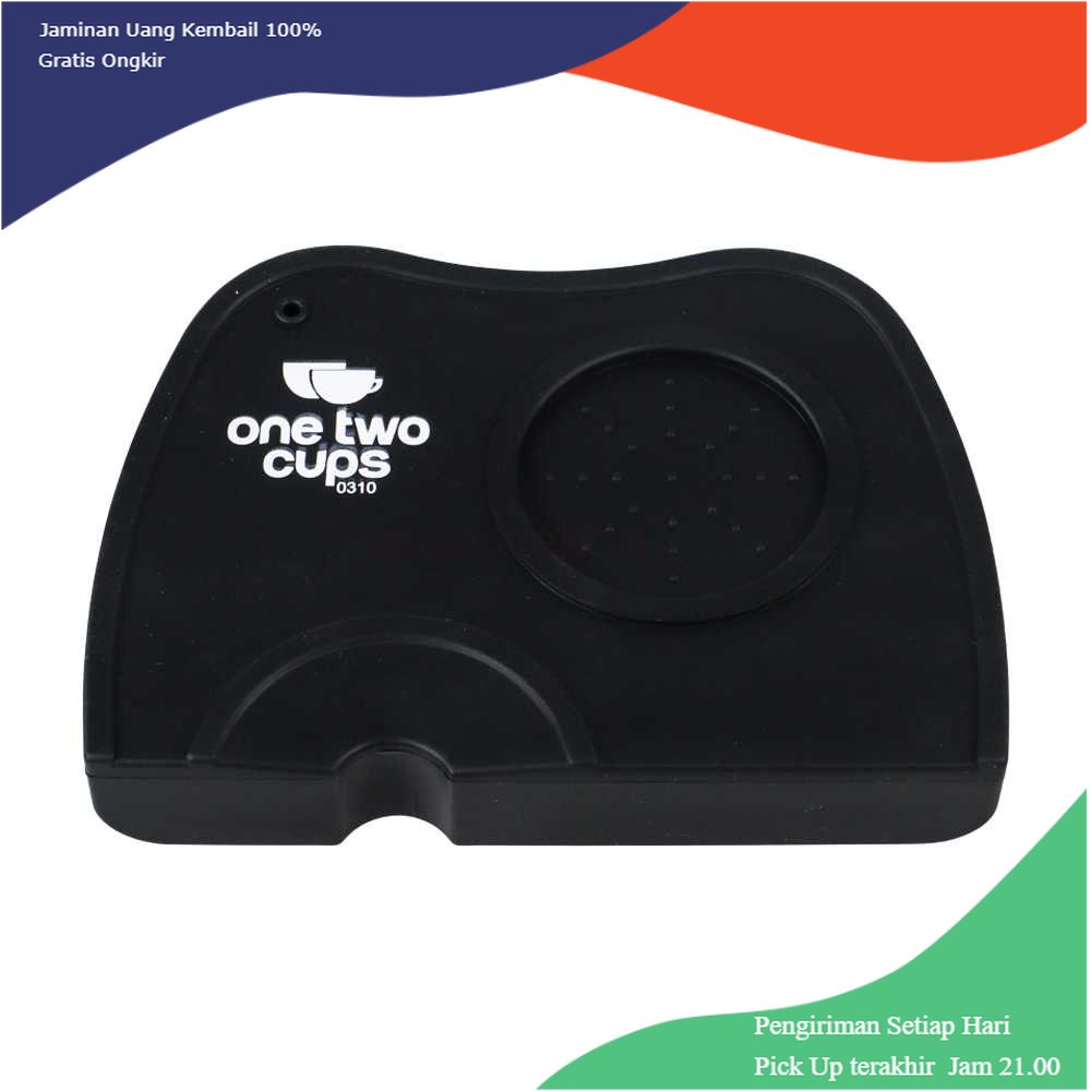 TD - PR1 One Two Cups Silicone Holder Mat Tamper Kopi Espresso Barista - 0310-1