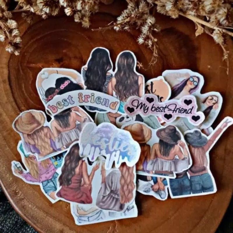 GAEKOPEDIA || NO GLOSSY STIKER TUMBLR AESTHETIC 30-48Pcs STICKER ESTETIK RETRO UNIK-6