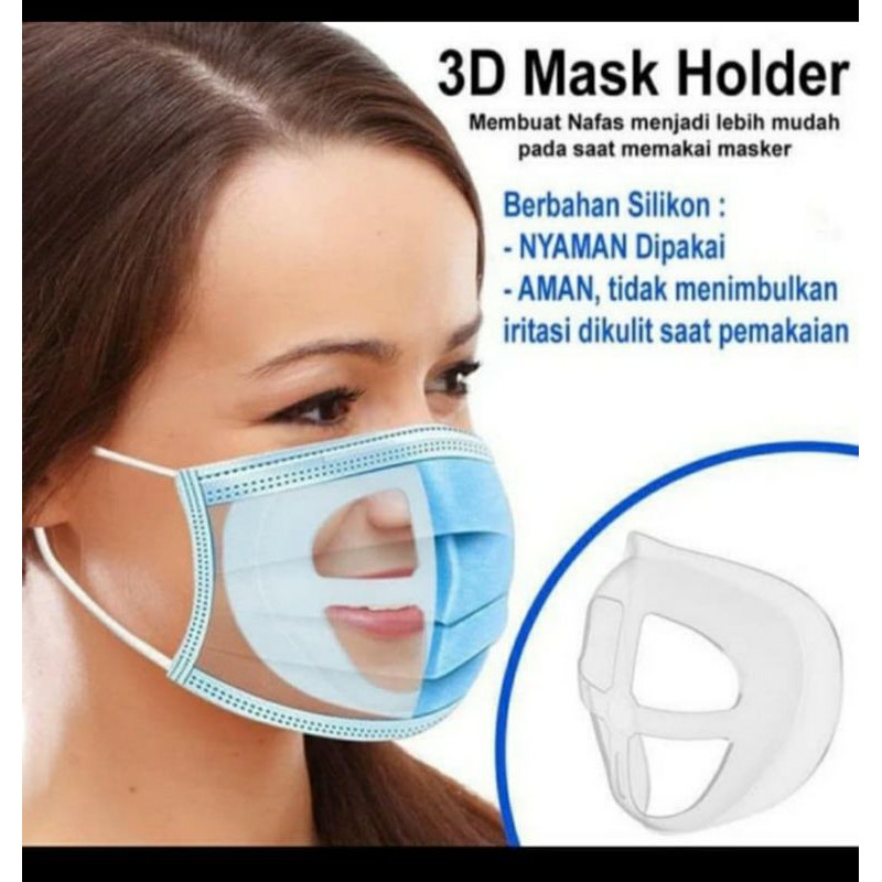 Penyangga Masker 3D Bracket Silikon , bracket masker ,penyangga masker