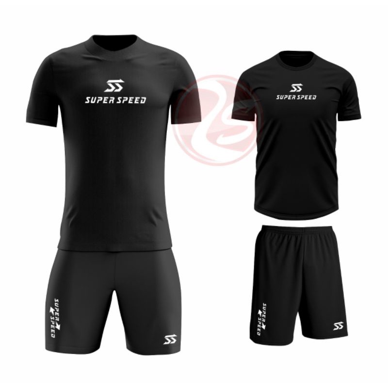 Setelan kaos combed badminton celana pendek badminton olahraga super speed