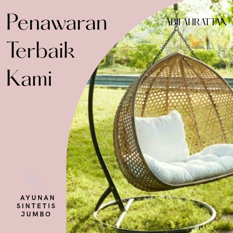 Ayunan Rotan Sintetis Jumbo