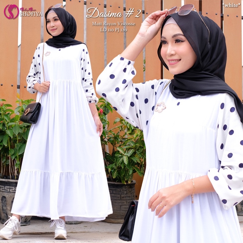 DASIMA VOL 2, 3, 4 & 5 AGATA #2 MIDI HOMEY DRESS GAMIS PAKAIAN WANITA FASHION BUSANA MUSLIM MODERN T