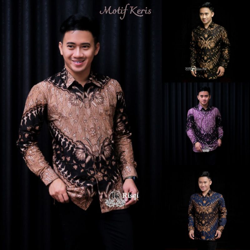 NEW ARRIVAL KEMEJA BATIK BATIK PRIA DISTRO SIZE M L XL XXL