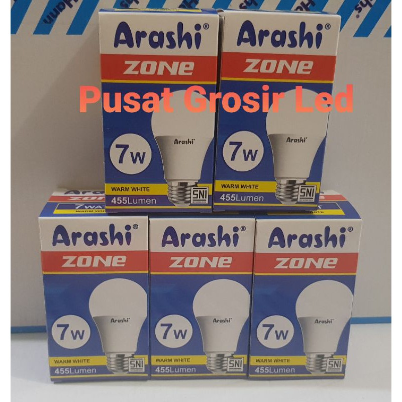 Lampu Led Arashi Zone 7 Watt Cahaya Kuning Garansi 1 Tahun