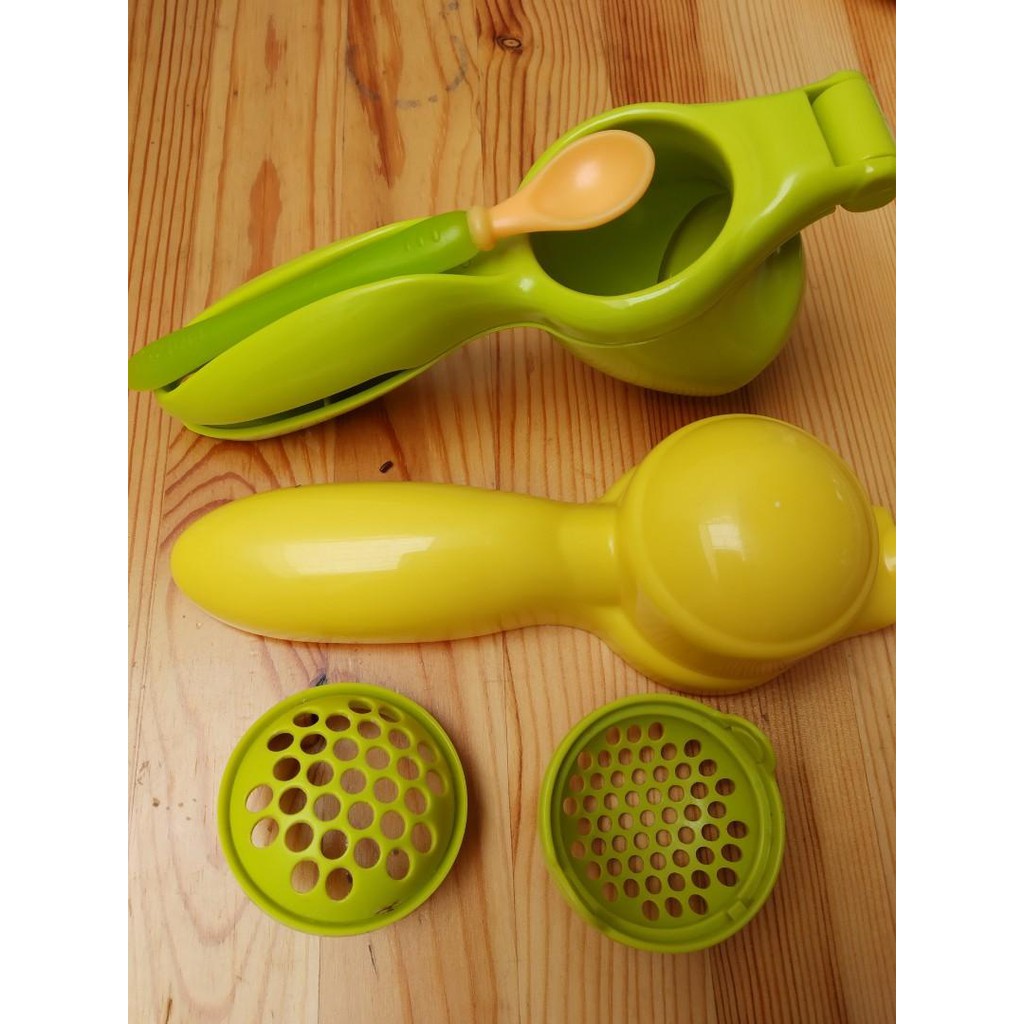 [Lailaiorire] Nuby Garden Fresh Food Baby Press /  Fresh Fruit &amp; Veggie Press