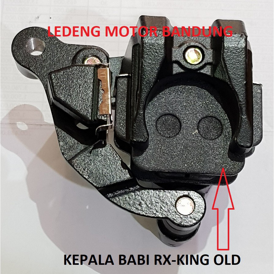 Kaliper Kepala Babi RX-King Lama RX K Old Master Rem Bawah Assy Lokal