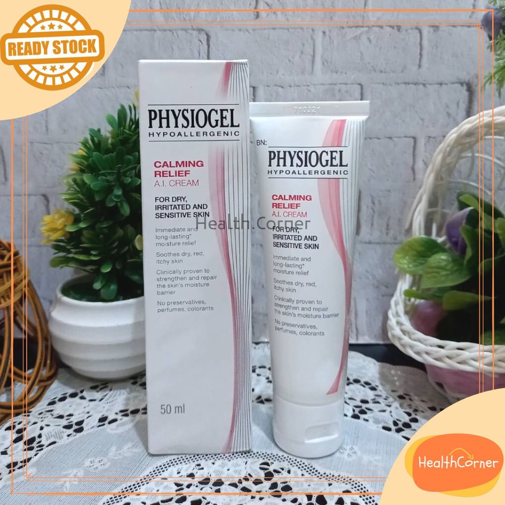 Physiogel Calming Relief A.I Cream 50ml for Dry Irritated and Sensitive Skin - Iritasi Kulit