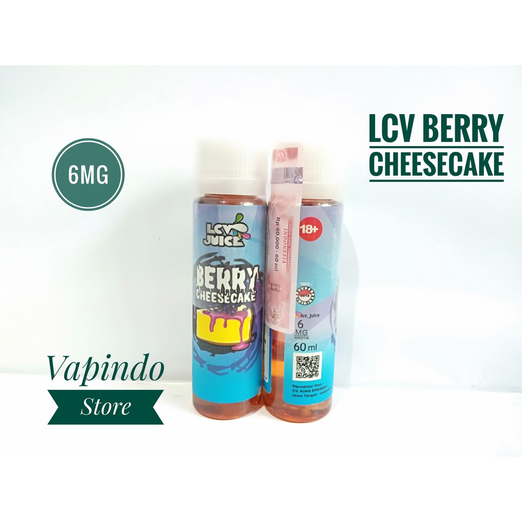 [6MG] LCV BERRY CHEESECAKE 60ML BY KING BREWERY CHEESE CAKE E LIQUID