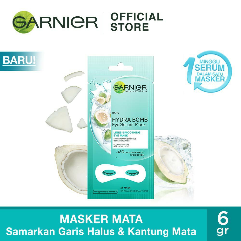 Garnier Eye Serum Mask Hydra Bomb masker mata