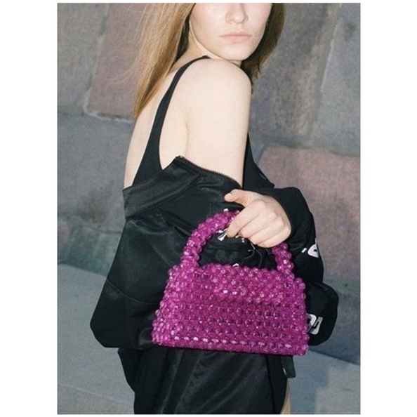 Fency bag | tas mote | tas wanita | beaded bag | tas mutiara | tas akrilik | tas manik