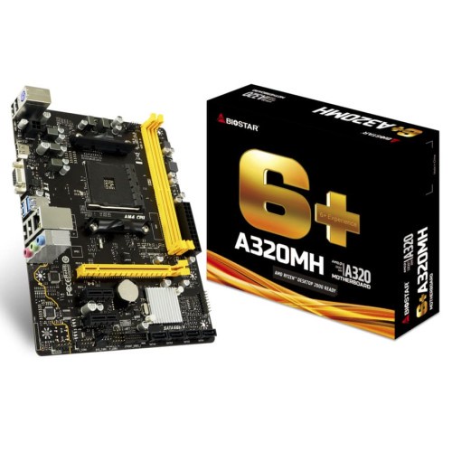 MotherBoard / MainBoard BIOSTAR A320MH AMD A320 AM4 DDR4 Micro ATX