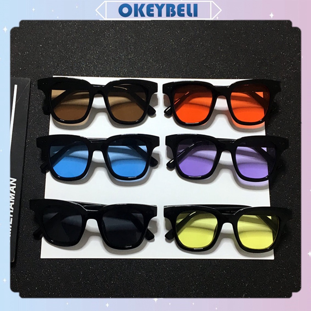 •OKEY BELI• KC525 Kacamata Fashion Korean Unisex Gaya Vintage Retro dengan Bingkai Plastik Kacamata 