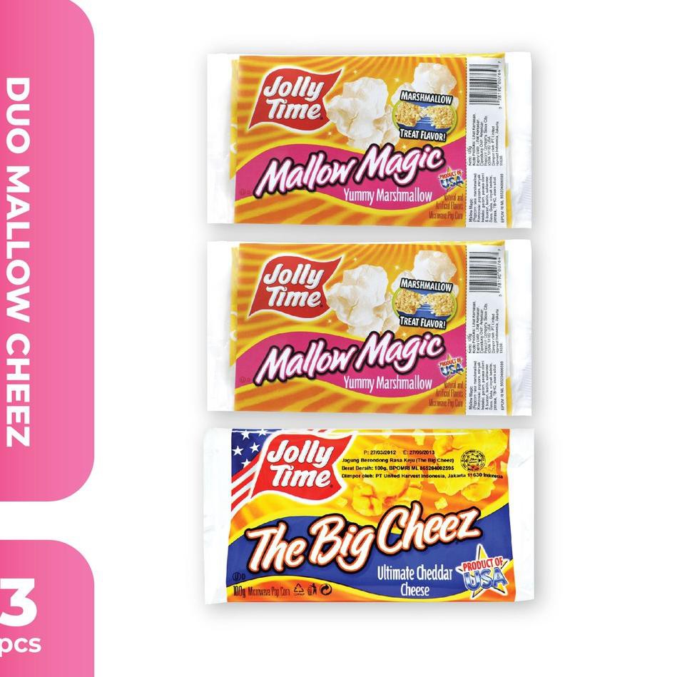 

Popul3rs Jolly Time - Paket Duo Mallow Cheez (2MM, 1TBC) - Mircowave Popcorn |I5X001 ......!