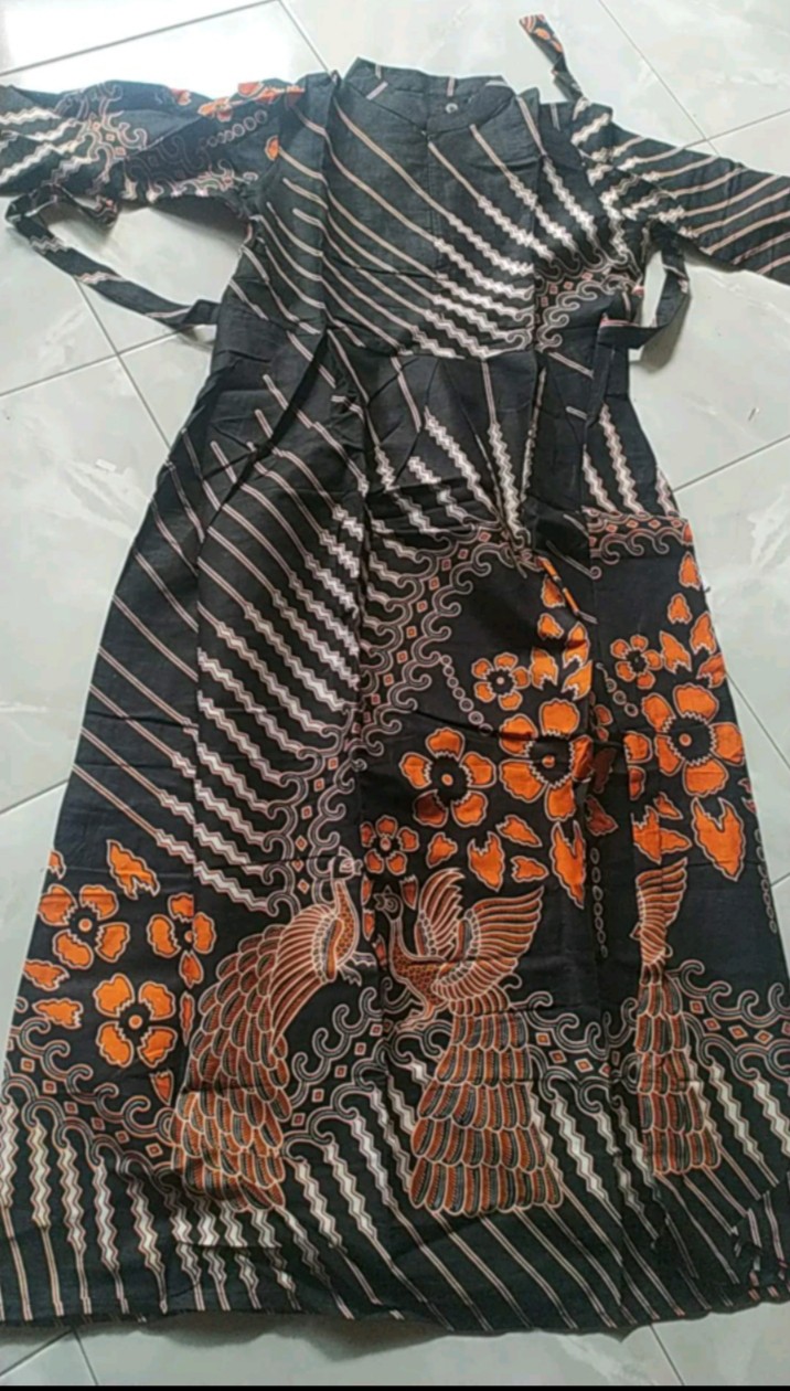 Promo Batik Couple Keluarga Sarimbit Sania Ruffle Batik Ori Ndoro Jowi Gemek