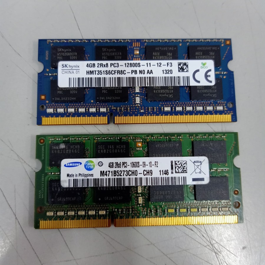 RAM Memory sodim 4gb pc3 10600s buat laptop