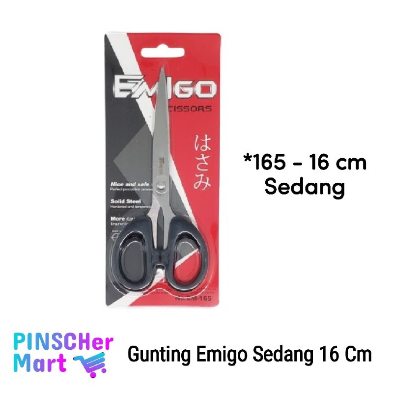 Gunting Emigo Sedang Gunting Tajam Emigo Murah 165 - 16 Cm