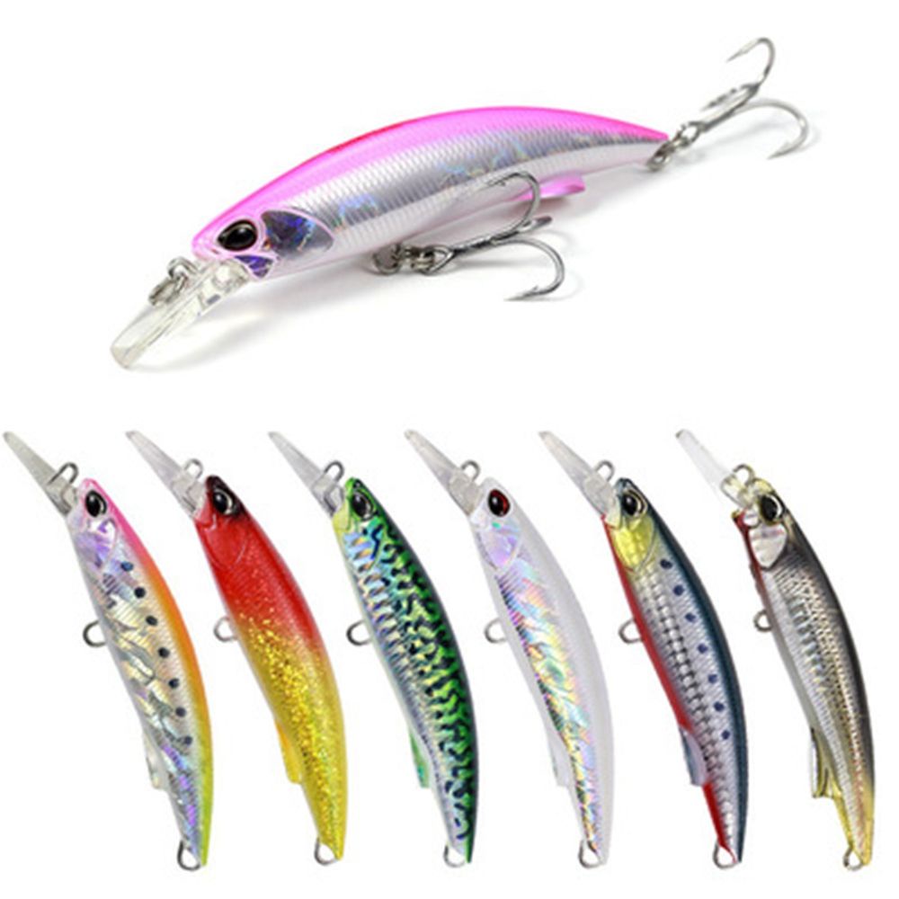 WONDERFUL Multicolor Sinking Minnow Baits Outdoor Minnow Lures Fish Hooks Crankbaits Tackle 92mm/40g Useful Winter Fishing Long Casting Lure