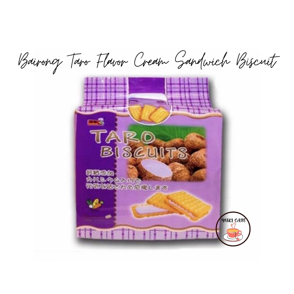 

BISKUIT - BAIRONG TARO FLAVOR CREAM SANDWICH