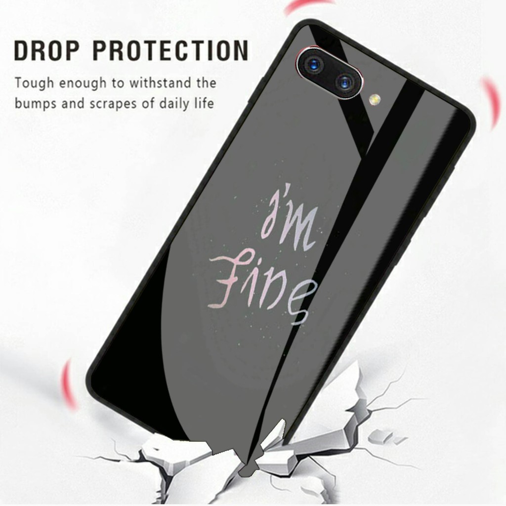 [K28] Soft Case Glass Kaca Iphone 5/5S 6/6S 6+ 7/8 7+/8+ X 11 11PRO 11 PRO MAX