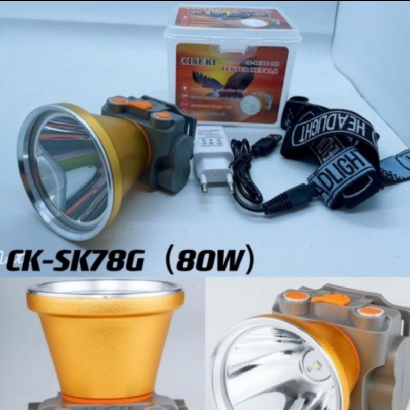 Senter Kepala 80 Watt Kiseki CK SK78G
