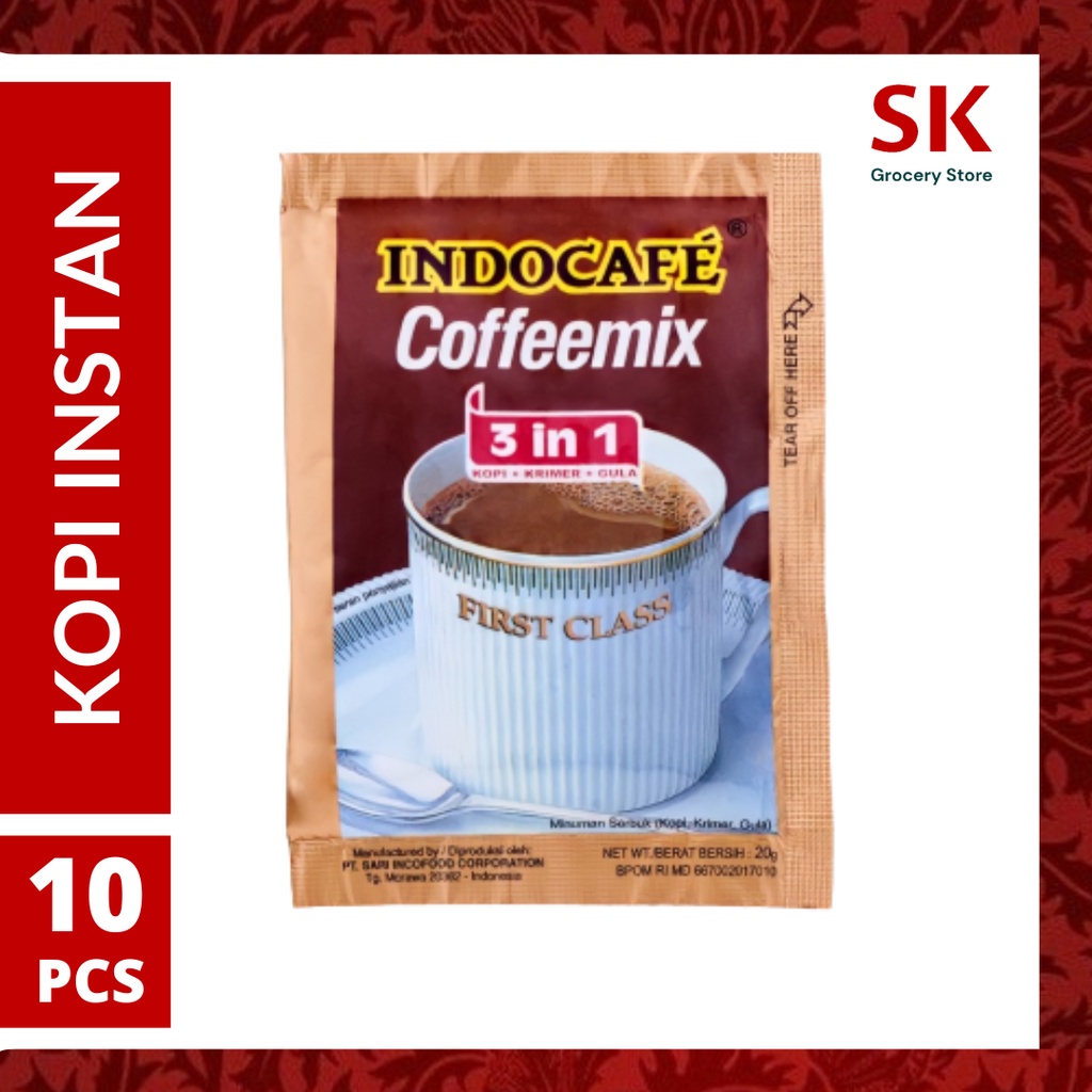 

[Harga Grosir] Indocafe Coffeemix Kopi Instan Sachet 20gr x 10pcs (1 Renteng)