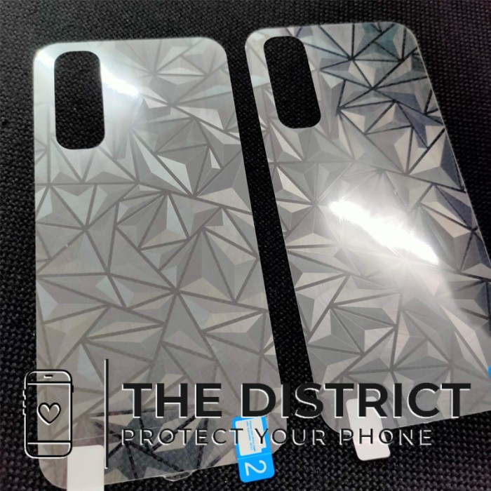 REALME 7i 7 7 PRO 5 5i 6 6 PRO NARZO ANTI GORES BELAKANG SKIN DIAMOND GARSKIN ANTI JAMUR SPIRAL 3D TRANSPARAN PELINDUNG BELAKANG ANTI JAMURAN