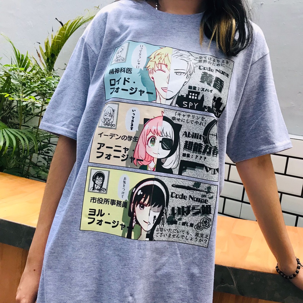 Tshirt Anya Loid Yor Identity Anime Manga SPY x Family Premium Unisex