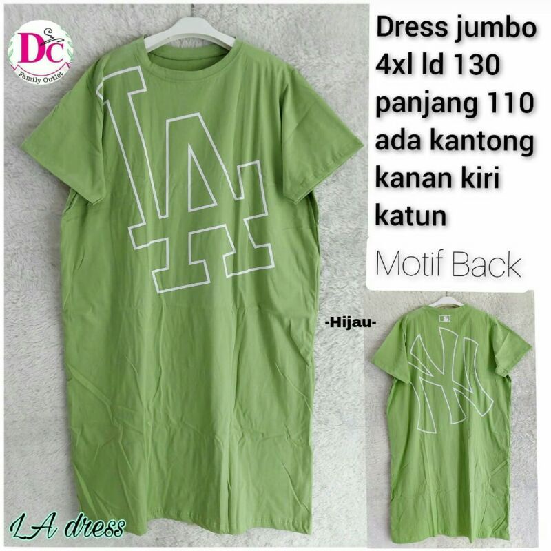 Kaos Dress Jumbo Homeydress