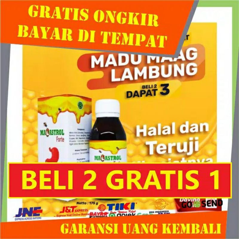 

madu obat maag asam lambung gerd herbal magastrol forte