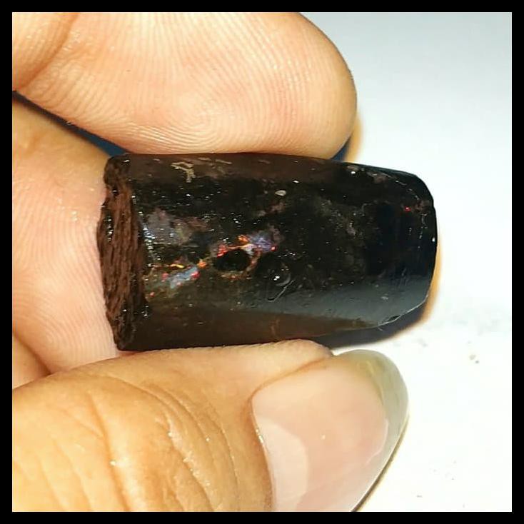Bahan Batu Natural Kalimaya Black Opal Banten Asli