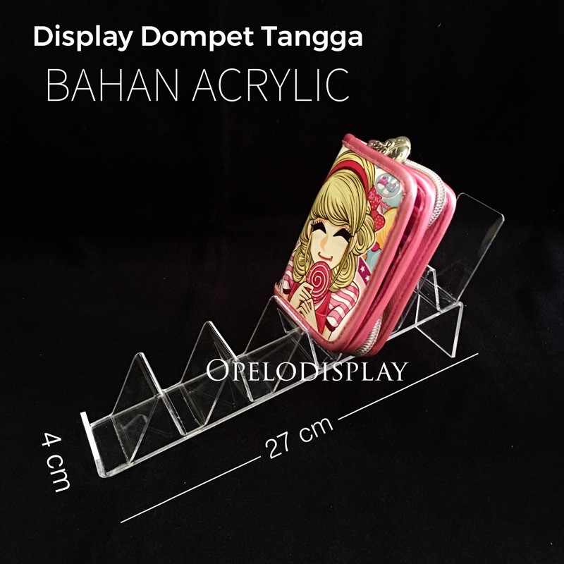 DISPLAY ACRYLIC TANGGA 6 BARIS