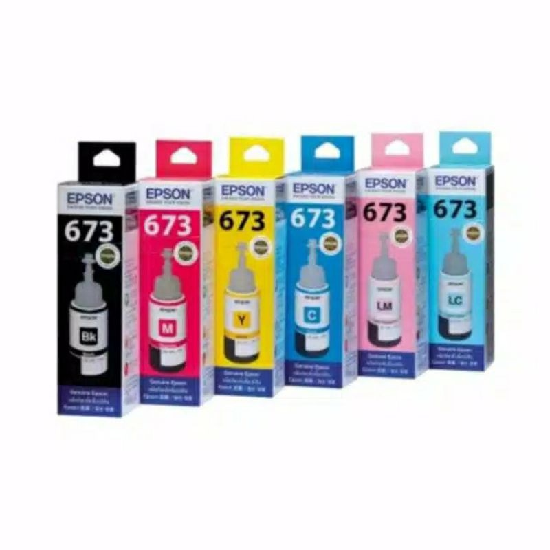 Tinta Epson 673/T6731/L800 [B/C/M/Y/LC/LM]