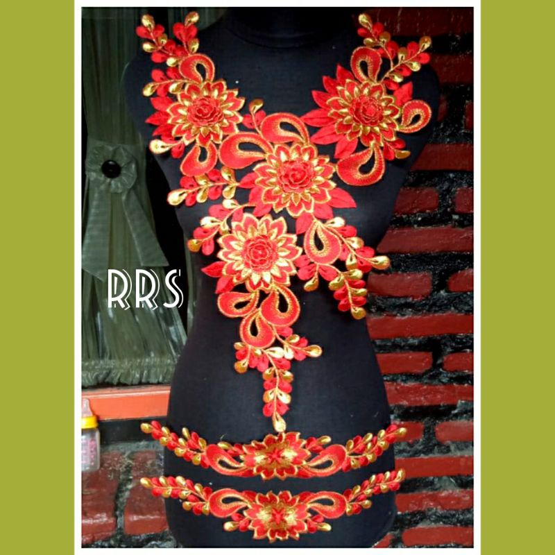 bordir coker murah / renda coker murah / aksesoris tari