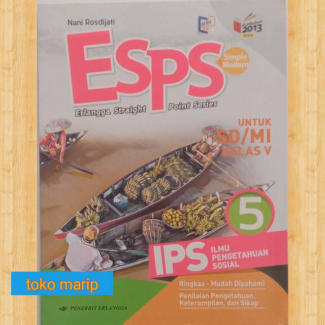 BUKU ESPS PELAJARAN IPS SD KELAS 5 KURIKULUM 2013 REVISI
