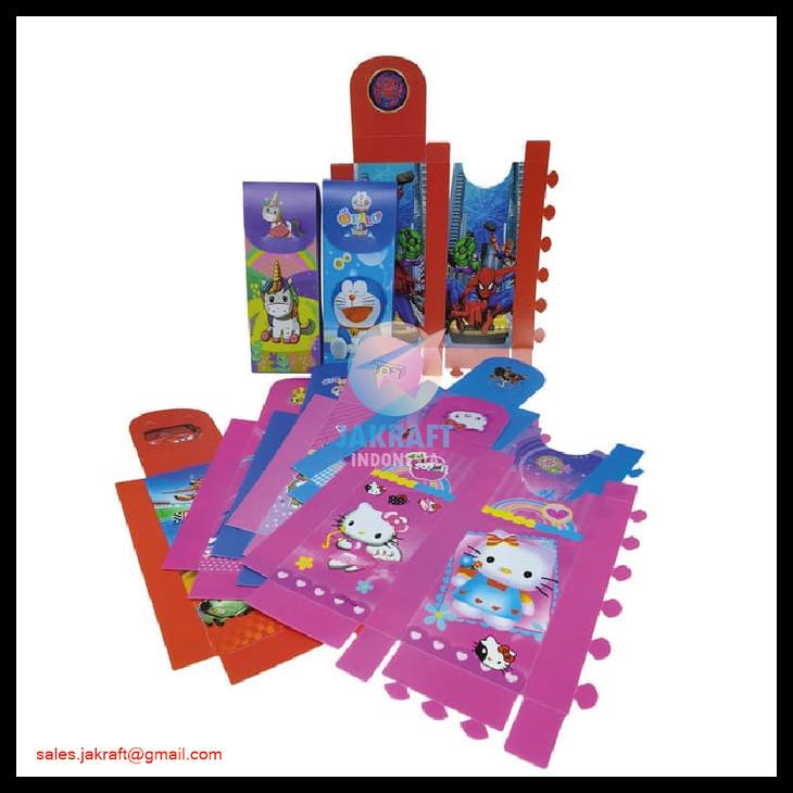 

Grosir - Kotak Tempat Pensil Rakit Anak Karakter Mix (Cowo & Cewe) Kode 1331