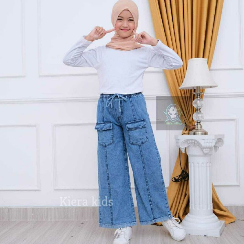 Celana Kulot Anak Perempuan Usia 6-13 Thn / Celana Panjang Anak Kantong Depan/CELANA KULOT JEANS ANAK MODEL KANTONG TERBARU / CELANA KULOT PANJANG USIA 6,7,8,9,10,11,12 TAHUN Kulot Boyfreen Kekinian Terbaru// BAWAHAN KULOT JEANS PANJANG UNTUK USIA 6-13