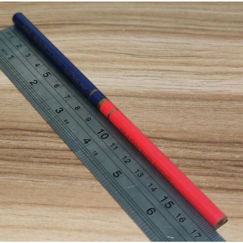 Pensil untuk Menjiplak Pola Merah Biru / Pensil Pola jahit